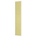 Deltana [PPH3520U3] Solid Brass Door Push Plate - Pre-Drilled 10&quot; C/C Holes - Polished Brass Finish - 3 1/2&quot; W x 20&quot; L