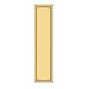 Deltana [PP2280CR003] Solid Brass Door Push Plate - Framed - Polished Brass (PVD) Finish - 3 1/2&quot; W x 15&quot; L