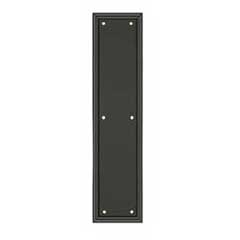 Deltana [PP2280U10B] Solid Brass Door Push Plate - Framed - Oil Rubbed Bronze Finish - 3 1/2&quot; W x 15&quot; L