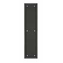 Deltana [PP2280U10B] Solid Brass Door Push Plate - Framed - Oil Rubbed Bronze Finish - 3 1/2" W x 15" L