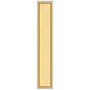 Deltana [PP2281CR003] Solid Brass Door Push Plate - Framed - Polished Brass (PVD) Finish - 3 1/2&quot; W x 20&quot; L