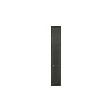 Deltana [PP2281U10B] Solid Brass Door Push Plate - Framed - Oil Rubbed Bronze Finish - 3 1/2&quot; W x 20&quot; L