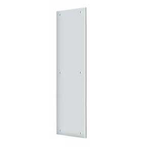 Deltana [PP3515U26] Solid Brass Door Push Plate - Polished Chrome Finish - 3 1/2" W x 15" L