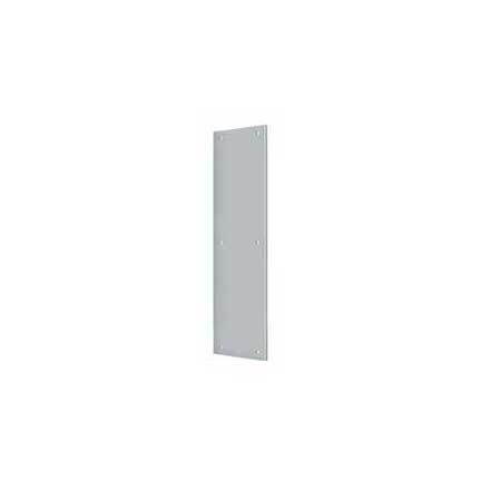 Deltana [PP3515U26D] Solid Brass Door Push Plate - Brushed Chrome Finish - 3 1/2&quot; W x 15&quot; L