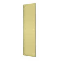 Deltana [PP3515U3] Solid Brass Door Push Plate - Polished Brass Finish - 3 1/2&quot; W x 15&quot; L