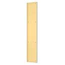 Deltana [PP3520CR003] Solid Brass Door Push Plate - Polished Brass (PVD) Finish - 3 1/2" W x 20" L