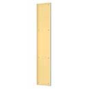 Deltana [PP3520CR003] Solid Brass Door Push Plate - Polished Brass (PVD) Finish - 3 1/2&quot; W x 20&quot; L