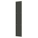 Deltana [PP3520U10B] Solid Brass Door Push Plate - Oil Rubbed Bronze Finish - 3 1/2" W x 20" L