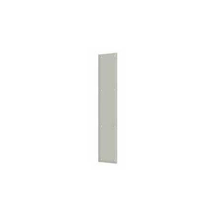 Deltana [PP3520U15] Solid Brass Door Push Plate - Brushed Nickel Finish - 3 1/2&quot; W x 20&quot; L