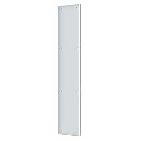 Deltana [PP3520U26] Solid Brass Door Push Plate - Polished Chrome Finish - 3 1/2" W x 20" L