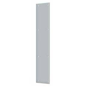 Deltana [PP3520U26D] Solid Brass Door Push Plate - Brushed Chrome Finish - 3 1/2" W x 20" L