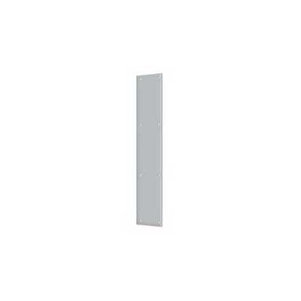 Deltana [PP3520U26D] Solid Brass Door Push Plate - Brushed Chrome Finish - 3 1/2" W x 20" L