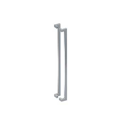 Deltana [SSPOBB48U32D] Stainless Steel Back-To-Back Door Pull Handle - Offset - Square Bar - Brushed Finish - 48&quot; L