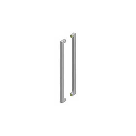 Deltana [SSPBB3615U32D] Stainless Steel Back-To-Back Door Pull Handle - Contemporary Square - Brushed Finish - 36&quot; C/C - 37 7/16&quot; L