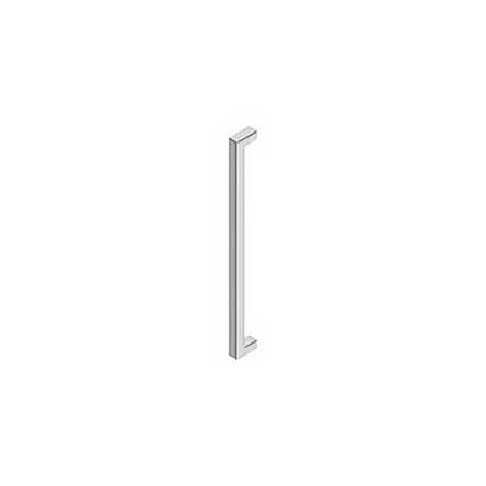 Deltana [SSP2410U32] Stainless Steel Single Side Door Pull Handle - Contemporary Square - Polished Finish - 24&quot; C/C - 25&quot; L