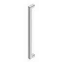 Deltana [SSP2410U32] Stainless Steel Single Side Door Pull Handle - Contemporary Square - Polished Finish - 24" C/C - 25" L