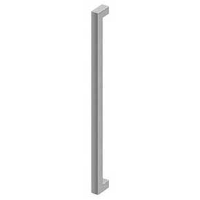 Deltana [SSP3615U32D] Stainless Steel Single Side Door Pull Handle - Contemporary Square - Brushed Finish - 36" C/C - 37 1/2" L