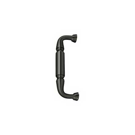 Deltana [DP2574U10B] Solid Brass Thru-Bolt Door Pull Handle - Oil Rubbed Bronze Finish - 8&quot; C/C - 8 7/8&quot; L