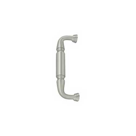 Deltana [DP2574U15] Solid Brass Thru-Bolt Door Pull Handle - Brushed Nickel Finish - 8&quot; C/C - 8 7/8&quot; L