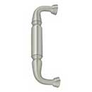 Deltana [DP2574U15] Solid Brass Thru-Bolt Door Pull Handle - Brushed Nickel Finish - 8&quot; C/C - 8 7/8&quot; L