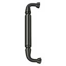 Deltana [DP2575U10B] Solid Brass Thru-Bolt Door Pull Handle - Oil Rubbed Bronze Finish - 10&quot; C/C - 11&quot; L