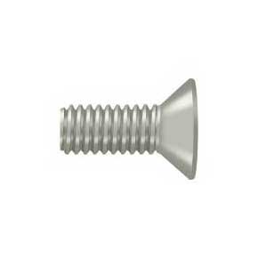 Deltana [SCMB1005U15] Solid Brass Machine Screw - #10 x 1/2" - Brushed Nickel Finish