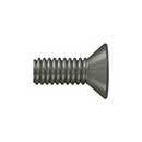 Deltana [SCMB1005U15A] Solid Brass Machine Screw - #10 x 1/2" - Flat Head - Phillips - Antique Nickel Finish