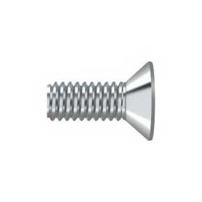 Deltana [SCMB1005U26] Solid Brass Machine Screw - #10 x 1/2" - Polished Chrome Finish