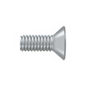 Deltana [SCMB1005U26D] Solid Brass Machine Screw - #10 x 1/2" - Brushed Chrome Finish