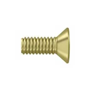 Deltana [SCMB1005U3] Solid Brass Machine Screw - #10 x 1/2" - Polished Brass Finish