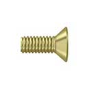 Deltana [SCMB1005U3] Solid Brass Machine Screw - #10 x 1/2" - Flat Head - Phillips - Polished Brass Finish