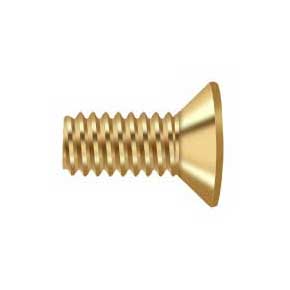 Deltana [SCMB1205CR003] Solid Brass Machine Screw - #12 x 1/2" - Polished Brass (PVD) Finish