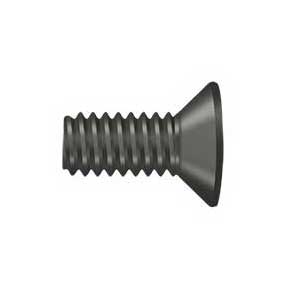 Deltana [SCMB1205U10B] Solid Brass Machine Screw - #12 x 1/2" - Oil Rubbed Bronze Finish