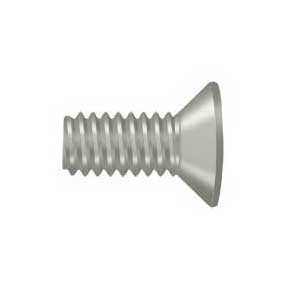Deltana [SCMB1205U15] Solid Brass Machine Screw - #12 x 1/2" - Brushed Nickel Finish