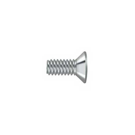 Deltana [SCMB1205U26] Solid Brass Machine Screw - #12 x 1/2&quot; - Flat Head - Phillips - Polished Chrome Finish