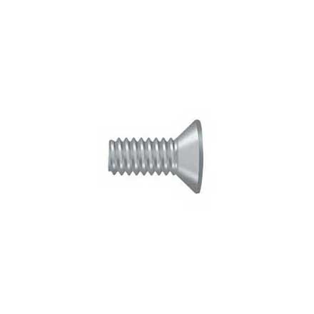 Deltana [SCMB1205U26D] Solid Brass Machine Screw - #12 x 1/2" - Flat Head - Phillips - Brushed Chrome Finish