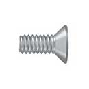 Deltana [SCMB1205U26D] Solid Brass Machine Screw - #12 x 1/2" - Flat Head - Phillips - Brushed Chrome Finish