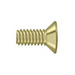 Deltana [SCMB1205U3-UNL] Solid Brass Machine Screw - #12 x 1/2&quot; - Flat Head - Phillips - Polished Brass (Unlacquered) Finish