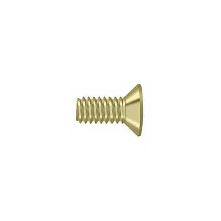 Deltana [SCMB1205U3-UNL] Solid Brass Machine Screw - #12 x 1/2&quot; - Flat Head - Phillips - Polished Brass (Unlacquered) Finish