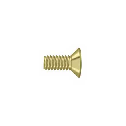 Deltana [SCMB1205U3] Solid Brass Machine Screw - #12 x 1/2" - Flat Head - Phillips - Polished Brass Finish
