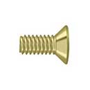 Deltana [SCMB1205U3] Solid Brass Machine Screw - #12 x 1/2" - Flat Head - Phillips - Polished Brass Finish