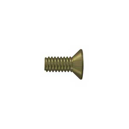 Deltana [SCMB1205U5] Solid Brass Machine Screw - #12 x 1/2&quot; - Flat Head - Phillips - Antique Brass Finish