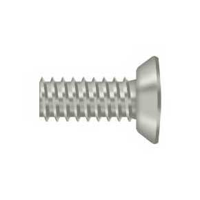 Deltana [SCMS1005U15] Steel Machine Screw - #10 x 1/2" - Brushed Nickel Finish