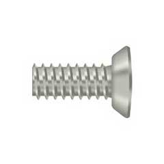 Deltana [SCMS1005U15] Steel Machine Screw - #10 x 1/2&quot; - Flat Head - Phillips - Brushed Nickel Finish