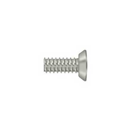 Deltana [SCMS1005U15] Steel Machine Screw - #10 x 1/2&quot; - Flat Head - Phillips - Brushed Nickel Finish