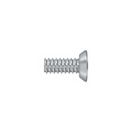 Deltana [SCMS1005U26D] Steel Machine Screw - #10 x 1/2" - Flat Head - Phillips - Brushed Chrome Finish