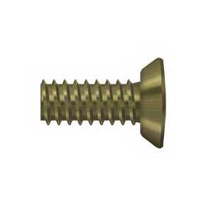 Deltana [SCMS1005U5] Steel Machine Screw - #10 x 1/2" - Antique Brass Finish