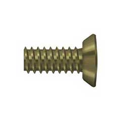 Deltana [SCMS1005U5] Steel Machine Screw - #10 x 1/2&quot; - Flat Head - Phillips - Antique Brass Finish