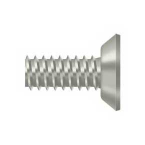 Deltana [SCMS1205U15] Steel Machine Screw - #12 x 1/2" - Brushed Nickel Finish
