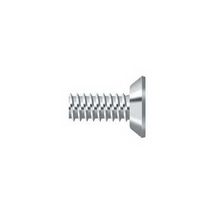 Deltana [SCMS1205U26] Steel Machine Screw - #12 x 1/2&quot; - Flat Head - Phillips - Polished Chrome Finish